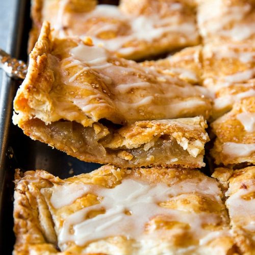 Apple Slab Pie with Maple Icing