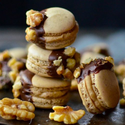 Maple Walnut Macarons