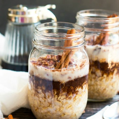 Maple Brown Sugar Cinnamon Overnight Oats