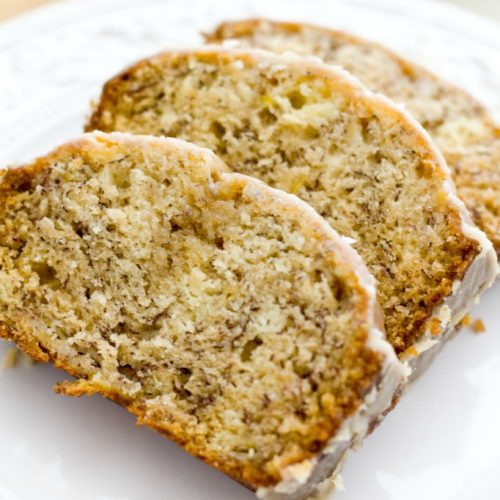 Maple Glazed Banana Bread