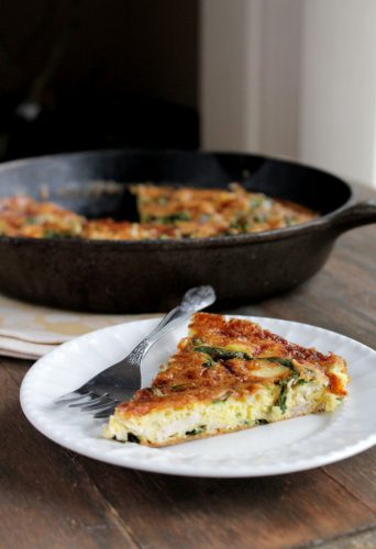 Leftover Turkey Frittata