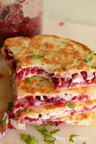 Turkey & Cranberry Quesadillas