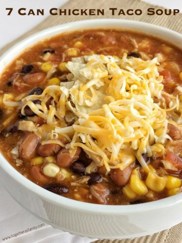 7 Can Chicken Taco Soup