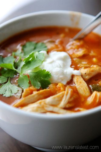 Easy Chicken Tortilla Soup