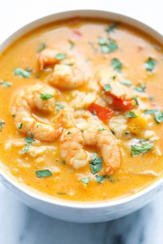 Easy Thai Shrimp Soup