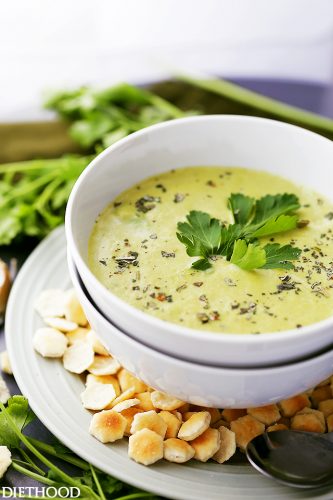 Roasted Garlic and Asparagus Soup