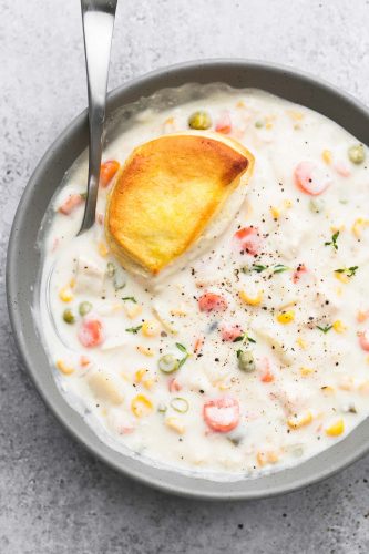 Slow Cooker Chicken Pot Pie Soup