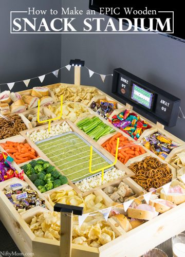 How To Make an Epic Reusable Wood Snack Stadium