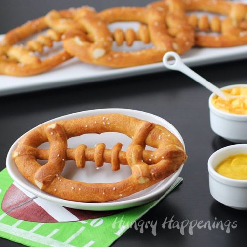 Soft Pretzel Footballs